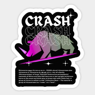 CVHS PTO THE CRASH Sticker